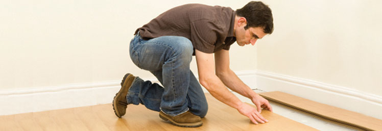 Wood flooring and floor tile installation by Carbon Heat